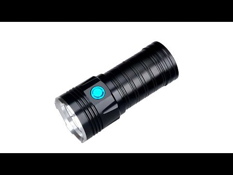 3 Gears, K18MAX 18xT6, Luminous Flux: 5400lm LED Flashlight(Black) - YouTube Video