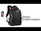 HAWEEL Foldable Removable Outdoor Portable Dual Shoulders Laptop Backpack(Black) - YouTube Video