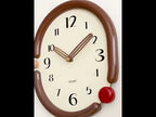 wozoom Retro Oval Wall Clock Silent Decorative Quartz Clock, Spec: Minimalist Black - YouTube Video