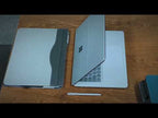For Microsoft Surface Laptop Studio 2 Vegan Leather Laptop Protective Case(Dark Green) - YouTube Video
