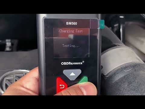 KINGBOLEN BM560 6V 12V Car Digital Load Battery Tester - YouTube Video