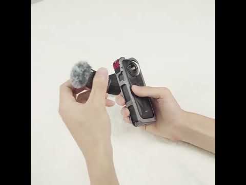 For Insta360 X5 Camera Flymile Metal Frame Lens Cover Set Rabbit Cage Expansion Bracket(Metal Color) - YouTube Video