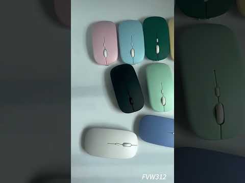 FOREV FVW312 1600dpi Bluetooth 2.4G Wireless Dual Mode Mouse(White) - YouTube Video
