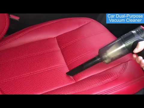 Small Car Blowing And Suction Dual-Purpose Vacuum Cleaner Charging Model 8000pa - YouTube Video