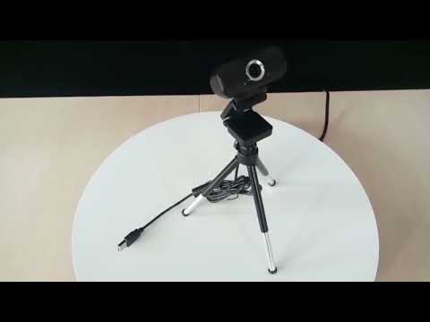 HD-F18 1080P Multi-function HD Camera WebCam with Microphone(Black) - YouTube Video