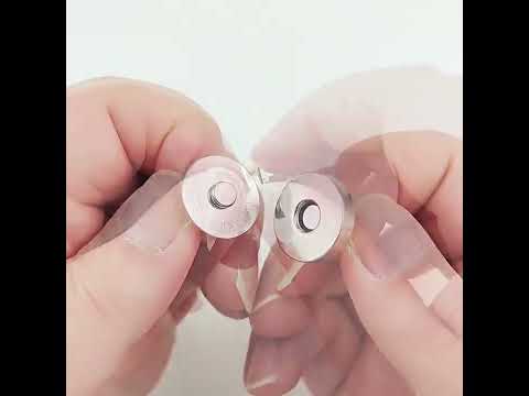 18mm Luggage Hardware Invisible Super Strong Magnetic Buckle - YouTube Video
