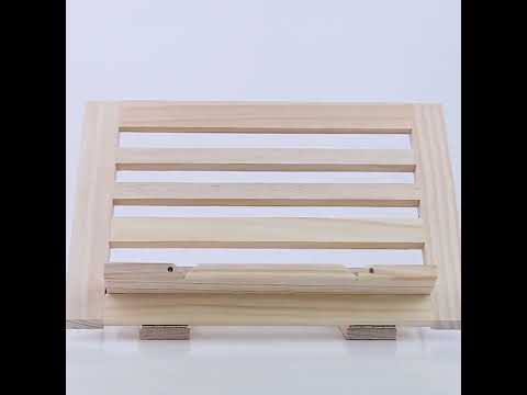 Portable Adjustable Reading Stand Tablet Stand - YouTube Video