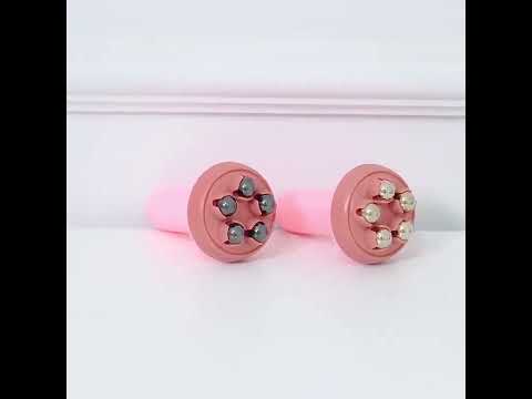 Inner Leg Exercise Muscle Relaxation Abdominal Shaping Roller Massager, Color: Pink Steel Ball Box - YouTube Video