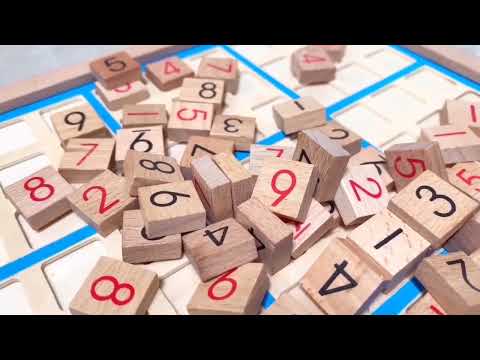 Sudoku Nine Square Grid Game Board Children Logical Thinking Puzzle Board Game(Blue) - YouTube Video