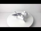 1080P Outdoor Low Power Solar Panel HD WiFi Surveillance Camera, with Battery(White) - YouTube Video