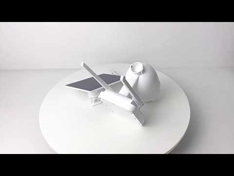 1080P Outdoor Low Power Solar Panel HD WiFi Surveillance Camera, with Battery(White) - YouTube Video