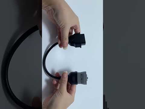 J1708 6Pin to OBD2 16Pin Female Car Diagnostic Adapter Cable - YouTube Video