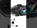 Y80 Motorcycle Helmet Bluetooth Earphone with Dual Noise Reduction, Type:Hard Mic(Black) - YouTube Video