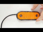 5 PCS MK-095 12-24V 20 LEDs Universal Truck Side Lights Truck Trailer Tail Lights (White) - YouTube Video
