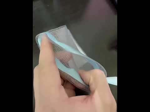 Facial Wash Foaming Net Small Foam Net Soap Foaming Net - YouTube Video