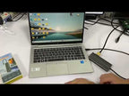 10-in-1 DP+HDMI Dual 8K Blueendless Multifunctional Type-C HD Gigabit Network Docking Station - YouTube Video