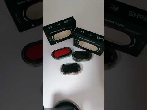 LQ-S10 Car Solar Power Simulated Dummy Alarm Warning Anti-Theft LED Flashing Security Light Fake Lamp(Blue Light) - YouTube Video