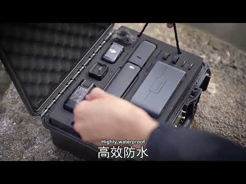 For DJI Osmo Pocket 3 STARTRC TSA Combination Lock Waterproof EVA ABS Dual-layer Suitcase Storage Box (Black) - YouTube Video
