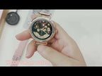 KC06 Women Menstrual Period Smart Watch Bracelet, Blood Pressure / Heart Rate Monitoring, Steel Strap(Silver) - YouTube Video