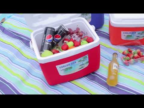 Portable Car Outdoor Ice Bucket Cooler mini Refrigerator 5L - YouTube Video