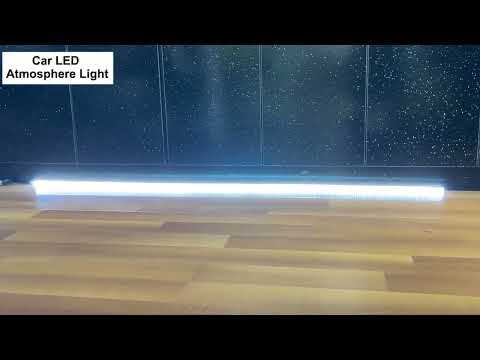 1.2m Car Daytime Running Super Bright Decorative LED Atmosphere Light (Ice Blue Light) - YouTube Video
