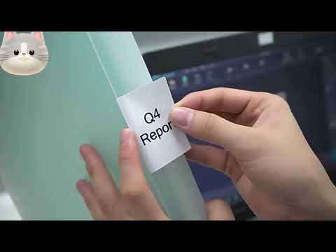 Phomemo M220 Jewelry Clothing Tags Bluetooth Thermist Strip Tag Printer(Black) - YouTube Video