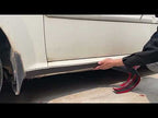 Car Thickened Self-adhesive Side Anti-collision Strip(Black Silver Edge) - YouTube Video
