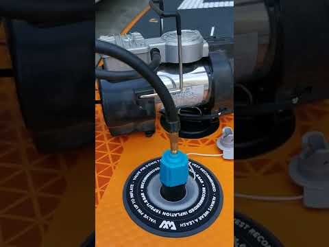 For Paddle Kayak Surfboard Valve Adapter Car Pump Conversion Head(Blue) - YouTube Video