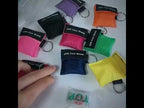 CPR Emergency Face Shield Mask Key Ring Breathing Mask(Black) - YouTube Video