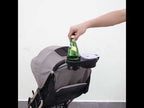 Stroller Double Cup Holder Pushchair Bottle Snack Box Shelf(J4100) - YouTube Video