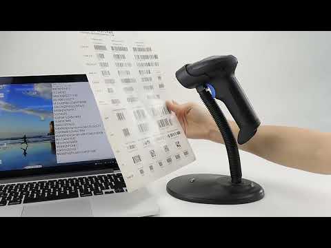 NETUM Quick QR Code Scanner Handheld Supermarket Cashier QR Code Scanner, Spec: Wired 2D - YouTube Video