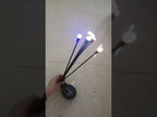 2sets Solar Firefly Lights Christmas Outdoor Garden Waterproof Lawn Lights, Color: 6 Head Warm Light - YouTube Video