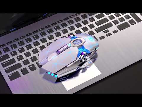 YINDIAO 3200DPI 4-modes Adjustable 7-keys RGB Light Wired Gaming Mechanical Mouse, Style: Silent Version(Black) - YouTube Video