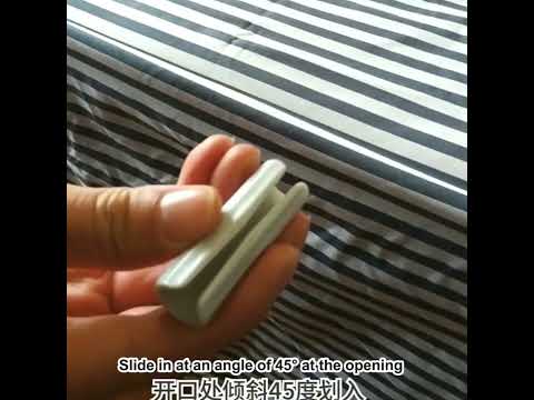 Multi-function Mattress Quilt Clip Anti-skid Retainer Buckle(Pink) - YouTube Video