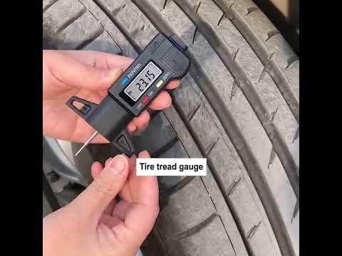 0-25mm Electronic Digital Tread Plan Refinding Rounds Refinding Outcome Exists Tread Tablets Type Gauge Depth Vernier Caliper Measuring Tools(Black) - YouTube Video