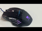 T-WOLF M1 7-keys RGB Atmosphere Light USB Gaming Wired Mouse(Black) - YouTube Video