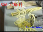 528-1 Manual Twisted Potato Cutter,Potato Chips Slicer,High Quality French Fry Cutter - YouTube Video