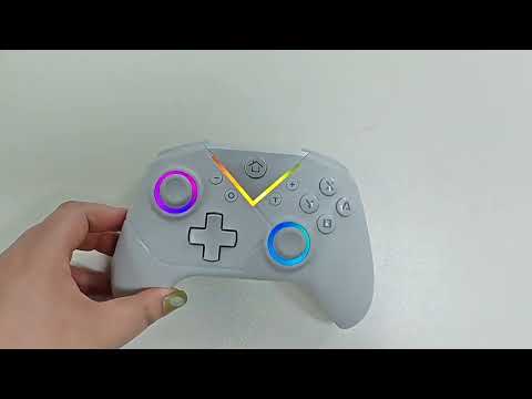 CM-617  Wireless Bluetooth Game Controller for Switch / Android / IOS / PC / Smart TV(Colorful Black) - YouTube Video