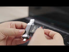 ORICO CS2D-A3 TF/SD Dual Port USB-A3.0 Single Read Card Reader(Black) - YouTube Video