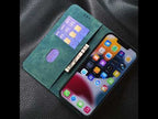 For iPhone 15 Pro Max Plaid Embossed Leather Phone Case(Brown) - YouTube Video
