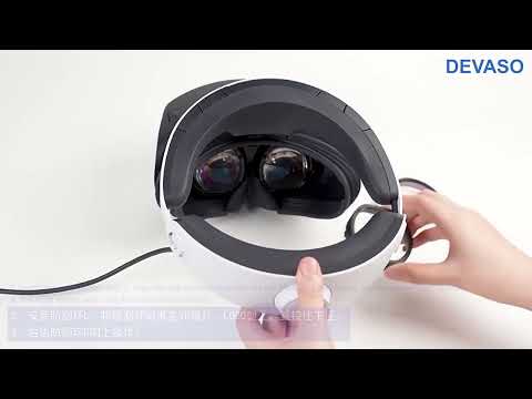 For PlayStation VR 2 DEVASO 4 In 1 Glasses Anti-scratch Ring Lens - YouTube Video