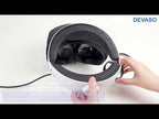 For PlayStation VR 2 DEVASO 4 In 1 Glasses Anti-scratch Ring Lens - YouTube Video