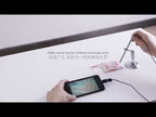 Teslong MS100 200X Magnification Adjustable Focus USB Microscope Phone And Computer HD Electronic Microscope - YouTube Video