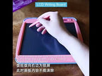 9 Inch Charging LCD Copy Writing Panel Transparent Electronic Writing Board, Specification: Monochrome Lines (Black) - YouTube Video