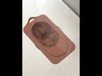 Sliding Floor Drain Cover Bathroom Kitchen Sink Strainer Filter(Coffee) - YouTube Video