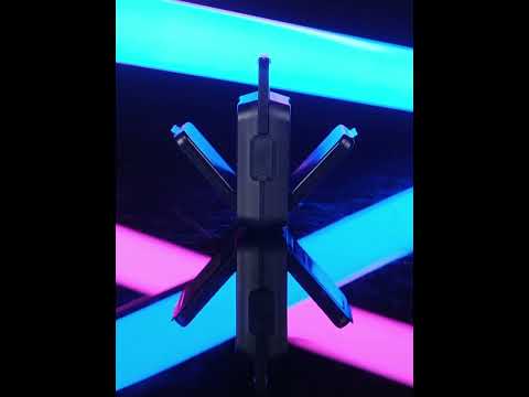 Double Sided COB Flashlight Mini Keychain Light Camping Light Without Stand - YouTube Video