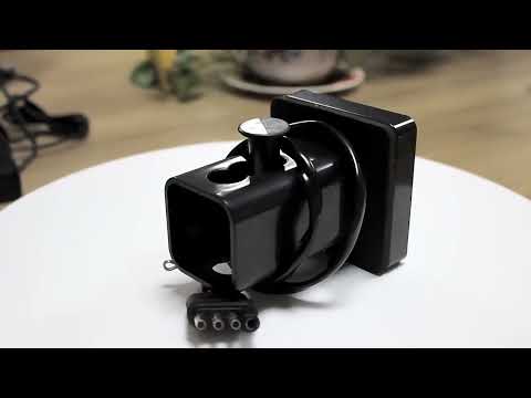 Automotive LED Trailer Lights Universal Rear Brake Lights, Color: Black Shell 12 Light - YouTube Video