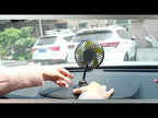 F502 Mini Hose Small Fan Car USB Fan(Black) - YouTube Video