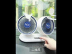 12v/24v Car Fan USB Interface Powerful Double Head Electric Fan(Olive Black) - YouTube Video