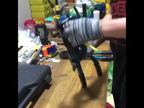 Electrician Overall Manual Hydraulic Pliers Multi-function Crimping Pliers, Model:YQK70(4-70mm) - YouTube Video